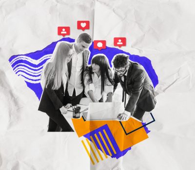social-media-concept-composition